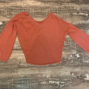 twist back sweater